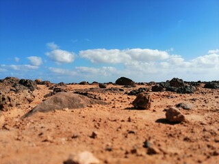 rocks in the desert
