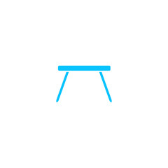 Table icon flat.