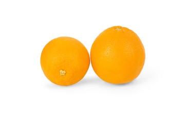 Mandarin orange isolated on white background