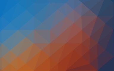 Obraz premium Light Blue, Red vector blurry triangle pattern.