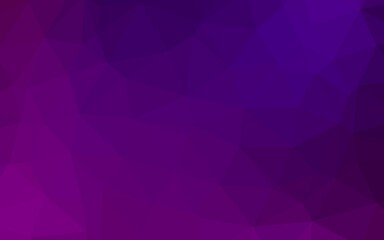 Light Purple vector polygonal template.