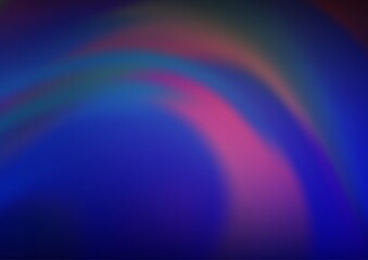 Dark Purple vector blurred bright template.