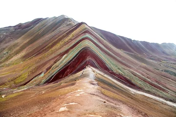 Keuken foto achterwand Vinicunca Rainbow mountains Andes near Cusco in Peru