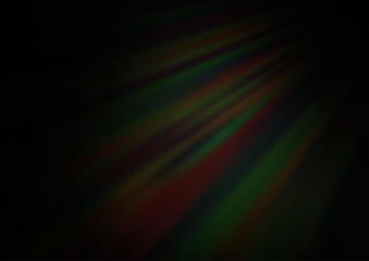 Dark Black vector backdrop with long lines.