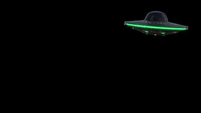UFO Firing a Laser
