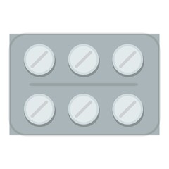 Pills icon. Cartoon of pills vector icon for web design isolated on white background