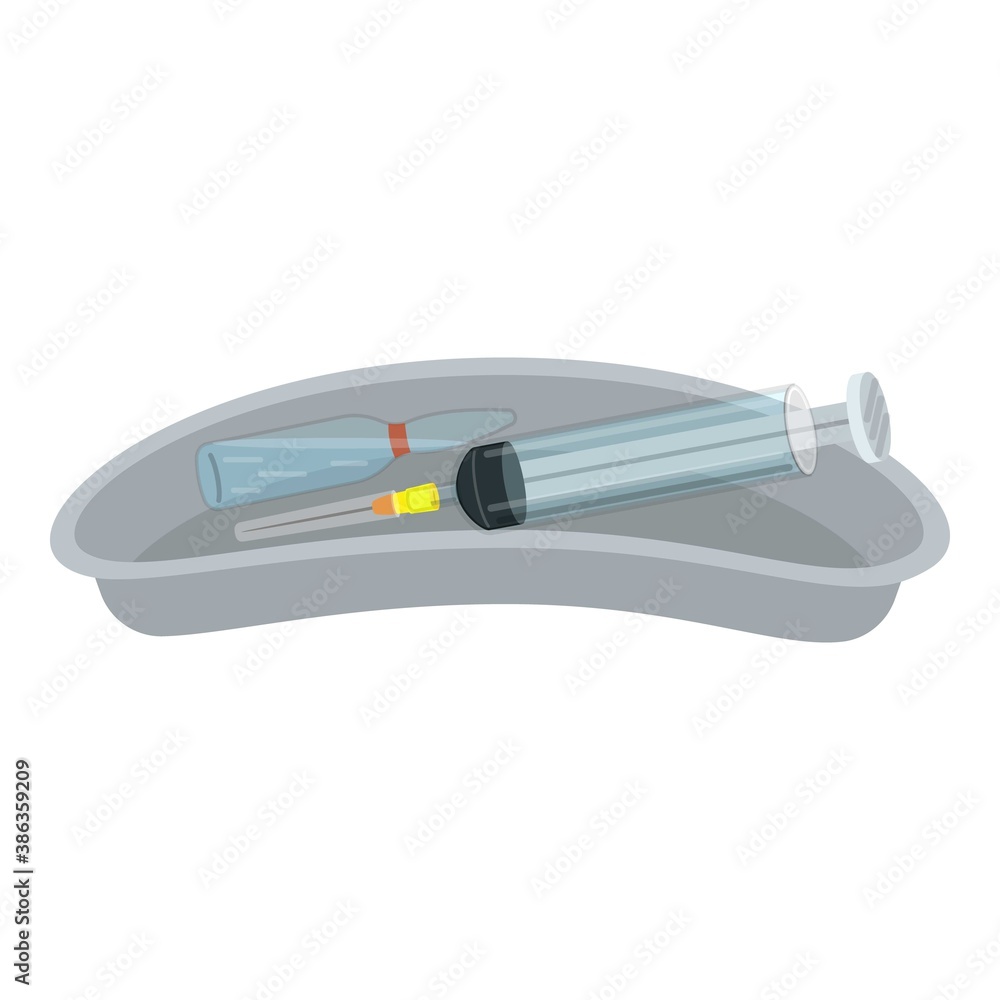 Poster sterile medical instruments icon. cartoon of sterile medical instruments vector icon for web design 