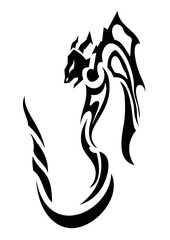 chinese dragon fourteen of the big collection ethnic tattoo symbol sticker