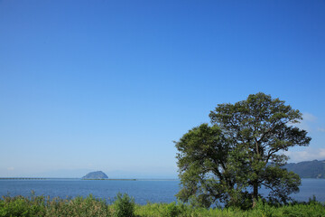 Fototapeta premium 琵琶湖 湖北