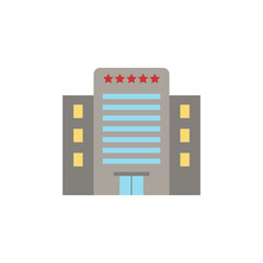 Hotel icon. Simple element from buildings collection. Creative Hotel icon for web design, templates, infographics and more