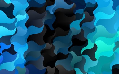 Light Blue, Green vector template with lava shapes.
