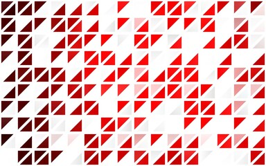 Obraz premium Light Red vector seamless layout with lines, triangles.
