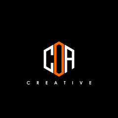 COA Letter Initial Logo Design Template Vector Illustration	
