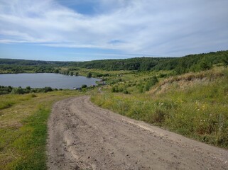 road in the countryside
