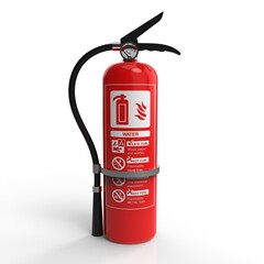 Rendering of a fire extinguisher