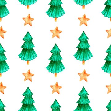 Seamless watercolor pattern 