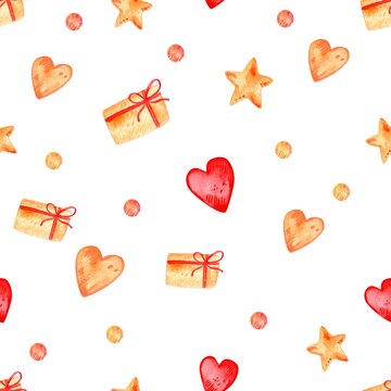 Seamless watercolor pattern 