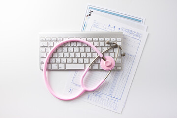 聴診器と診療録