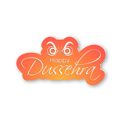 Illustration of Dussehra for the celebration of Hindu community festival.