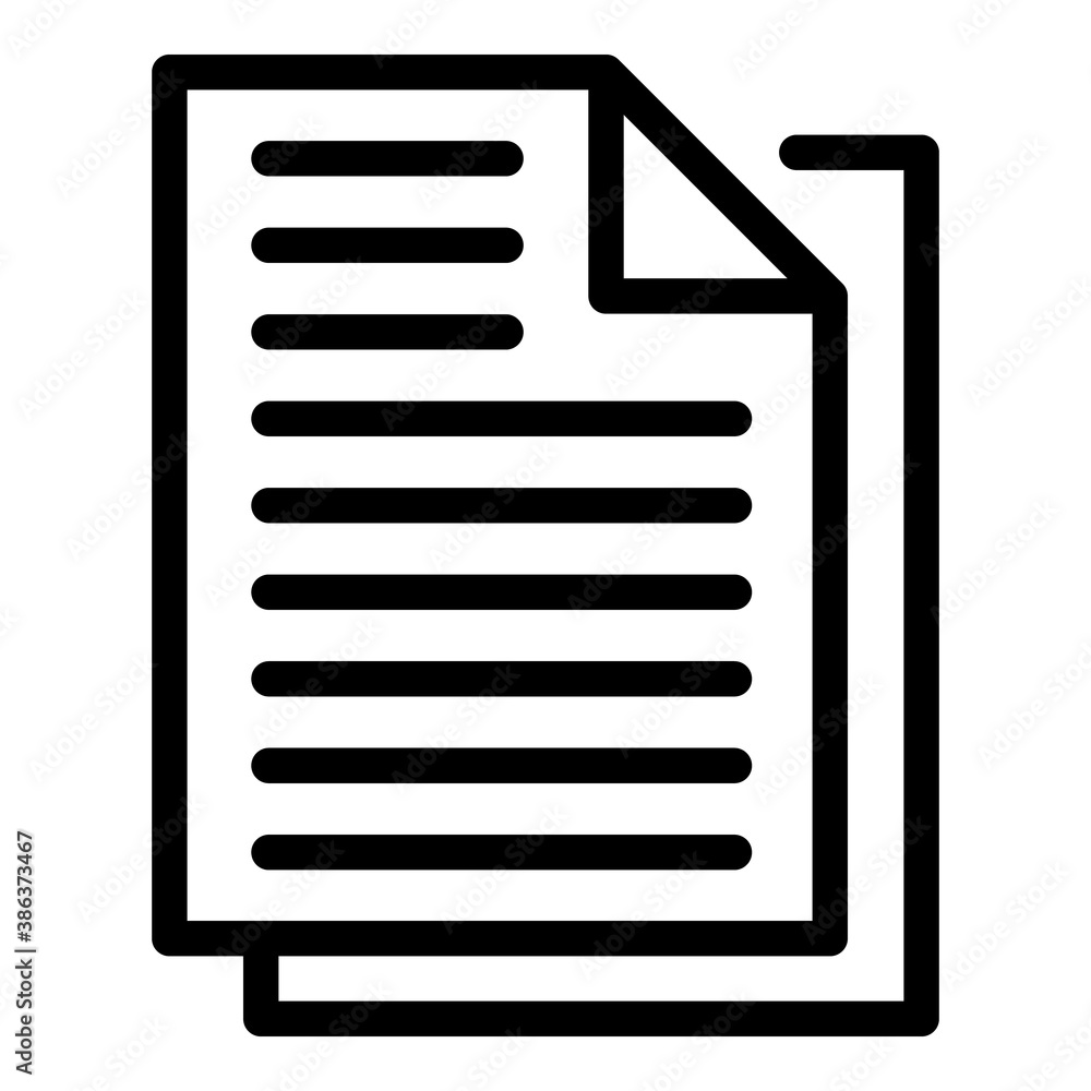 Aufkleber scenario making movie icon. outline scenario making movie vector icon for web design isolated on whi