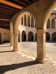 cloister of the monastery of the holy sepulchre