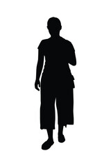 A girl silhouette vector	