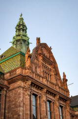 Fototapeta na wymiar Fassade eines historischen Handelsgebäudes in Düsseldorf