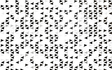 Light Black vector layout with lines, triangles.