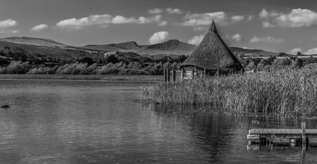 The Crannog, LLangorse, Wales, UK