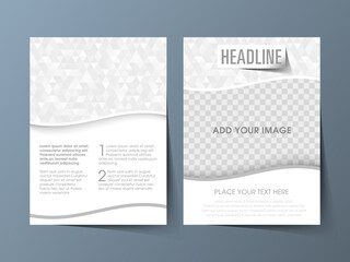 Business brochure flyer design a4 size template. 