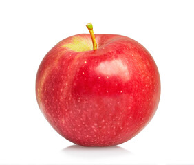 red apple isolated on white
