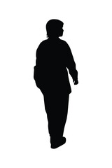 A woman silhouette vector