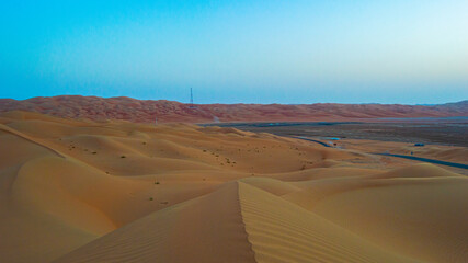 sand dunes in the desert