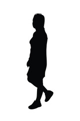A woman silhouette vector