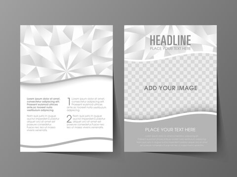 Business brochure flyer design a4 size template. 
