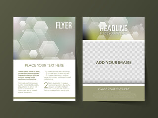 Fototapeta premium Business brochure flyer design a4 size template. 