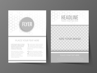 Fototapeta premium Business brochure flyer design a4 size template. 