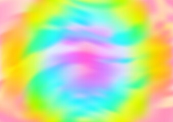 Light Multicolor, Rainbow vector blurred shine abstract template.