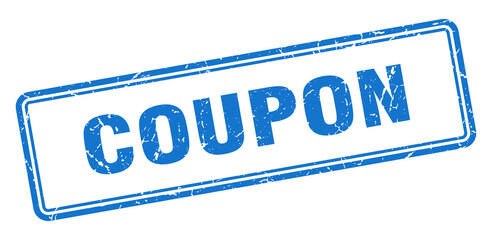 coupon stamp. square grunge sign on white background