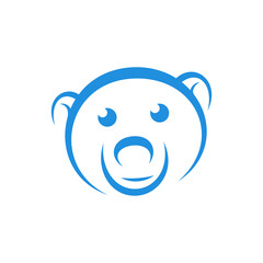 Bear logo vector concept. Bear logo design template. Illustration