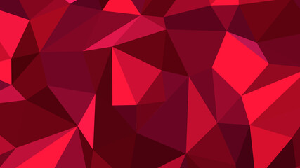 Obraz premium Crimson abstract background. Geometric vector illustration. Colorful 3D wallpaper.