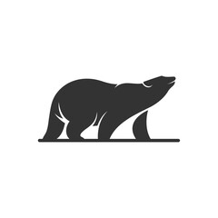 Bear logo vector concept. Bear logo design template. Illustration