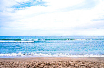 【神奈川県 江ノ島】湘南の海風景