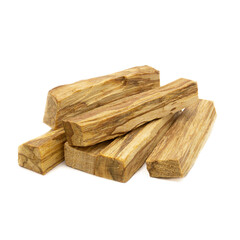 Stack of palo santo wood