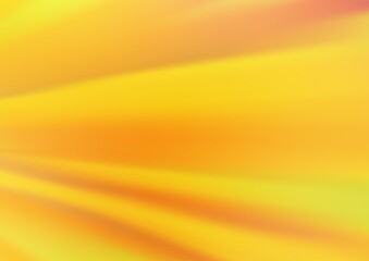 Fototapeta premium Light Orange vector blurred bright background.
