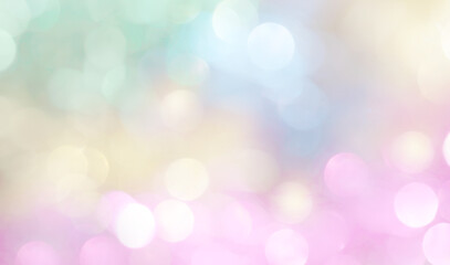 Fototapeta premium Soft colors blurred spring summer natural bokeh background. Pastel gradient colorful wallpaper, beautiful screensaver for postcards. 