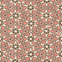 Seamless colorful floral pattern, color paper, artistic pattern illustration