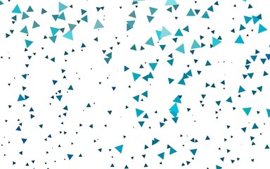Light BLUE vector pattern in polygonal style.