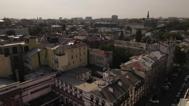 Old Odessa. Beautiful old houses and monuments.
