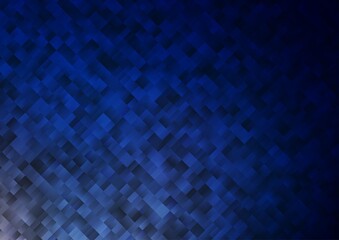Dark BLUE vector cover in polygonal style.